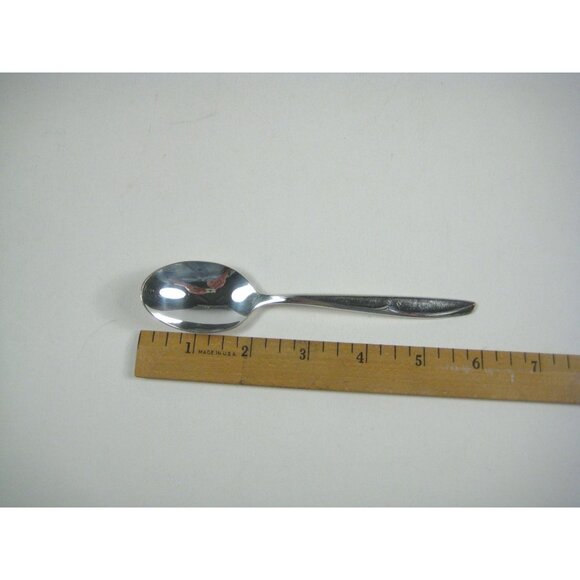 Concept Pattern 1957 Set 12 Silver Plate Teaspoons Spoons Vintage Flatware - Picture 7 of 9